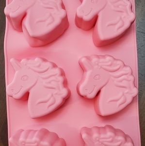 Unicorn cupcake molds